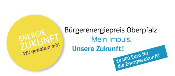 Logo Bewerbungsaufruf B&uuml;rgerenergiepreis Oberpfalz 2024